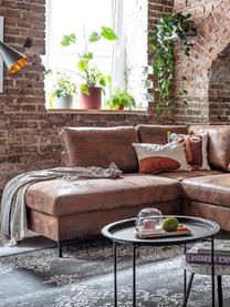 Sofa narożna z funkcją spania Lilly, Tapicerka: 100% mikrofibra, Brązowy, S 237 x G 197 cm
