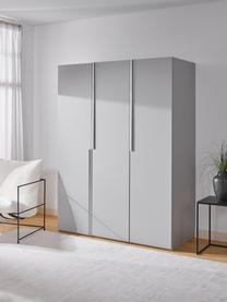 Modularer Drehtürenschrank Leon, 150 cm Breite, mehrere Varianten, Korpus: Spanplatte, melaminbeschi, Hellgrau, Basic Interior, B 150 x H 200 cm