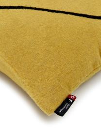 Poszewka na poduszkę Nova Face, Tapicerka: 85% bawełna, 8% wiskoza, , Żółty, czarny, S 50 x D 50 cm