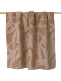 Plaid doux terracotta Grafic, Rose, terre cuite