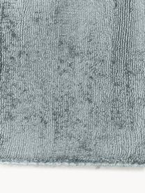 Tapis en viscose tissé main Jane, Gris-bleu, larg. 200 x long. 300 cm (taille L)