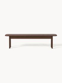 Banc Apollo, tailles variées, Chêne brun foncé laqué, larg. 180 x prof. 37 cm