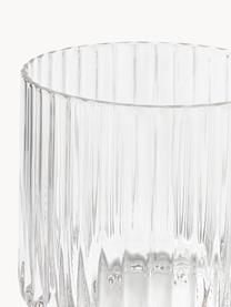 Mundgeblasene Wassergläser Aleo, 4 Stück, Glas, Transparent, Ø 8 x H 8 cm, 320 ml