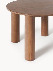 Okrúhly stôl z dubového dreva Ohana, Ø 120 cm, Masívne dubové drevo, ošetrené olejom
Tento produkt je vyrobený z trvalo udržateľného dreva s certifikátom FSC®., Dubové drevo, tmavý olej, Ø 120 cm