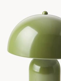 Malá retro stolní lampa Walter, Zelená, lesklá, Ø 25 cm, V 34 cm