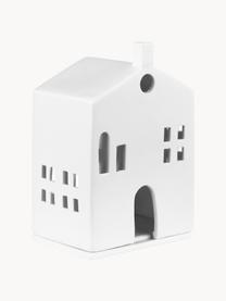 Portavela de porcelana Living, 15 cm, Porcelana, Blanco, An 10 x Al 15 cm