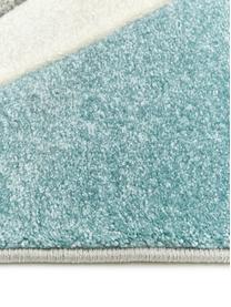 Tapis beige bleu My Broadway, Tons bleus, beige, crème