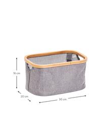 Panier de rangement Appa, Gris, beige, larg. 30 x haut. 16 cm