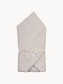 Ručne vyrobená detská bavlnená deka Horn, 100 % bavlna, Svetlobéžová, Š 75 x D 75 cm