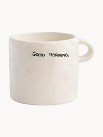 Ręcznie malowany kubek Good Morning, Kamionka, Good Morning, Ø 10 x W 9 cm, 500 ml