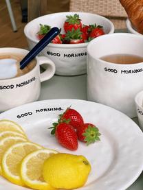 Handbemalte Tasse Good Morning, Steingut, Good Morning, Ø 10 x H 9 cm, 500 ml