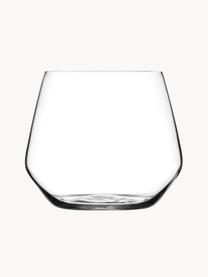 Bicchieri in cristallo Aria 6 pz, Cristallo, Trasparente, Ø 11 x Alt. 9 cm, 550 ml