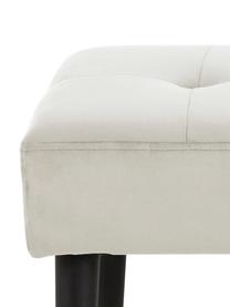 Banquette velours beige Glory, Velours beige, larg. 95 x haut. 45 cm