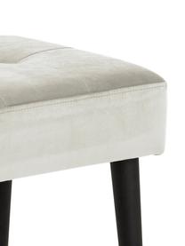 Banquette velours beige Glory, Velours beige, larg. 95 x haut. 45 cm