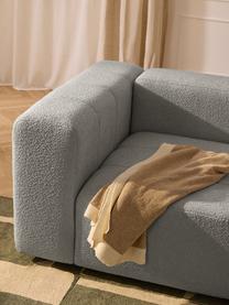 Modulares Bouclé-Sofa Lena (4-Sitzer), Bezug: Bouclé (93 % Polyester, 6, Gestell: Buchenholz, Spanplatte, H, Bouclé Grau, B 287 x T 106 cm