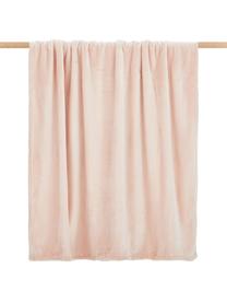 Jemná deka Doudou, 100 % polyester, Bledoružová, Š 130 x D 160 cm