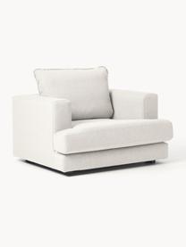 Fauteuil Tribeca, Tissu blanc crème, larg. 110 x prof. 96 cm