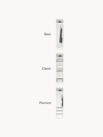 Modularer Drehtürenschrank Charlotte, 50 cm Breite, mehrere Varianten, Korpus: Spanplatte, melaminbeschi, Griff: Messing Dieses Produkt wi, Weiß, Basic Interior, B 50 x H 200 cm