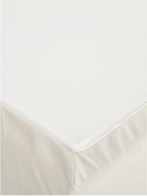 Cama matrimonial de teciopelo Premium Lacey, Patas: madera de haya maciza pin, Beige, 200 x 200 cm