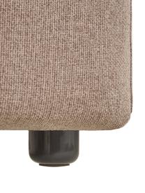 Bank Melva (3-zits), Bekleding: 100% polyester De slijtva, Frame: massief grenenhout, FSC-g, Poten: kunststof, Geweven stof nougat, B 238 x H 101 cm