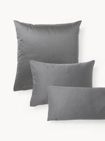 Funda de almohada de satén Comfort, Gris oscuro, An 45 x L 110 cm