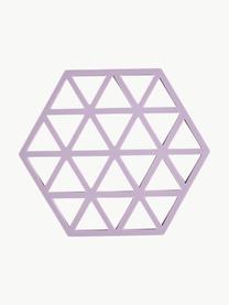 Silikon-Untersetzer Triangles, Silikon, Lavendel, B 14 x L 16 cm, 1 Stück
