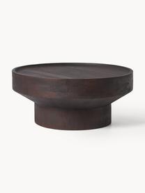 Table basse ronde en manguier Benno, Bois de manguier massif, laqué

Ce produit est fabriqué à partir de bois certifié FSC® issu d'une exploitation durable, Manguier brun foncé laqué, Ø 80 cm