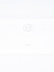 Katoensatijnen dekbedovertrek Comfort, Weeftechniek: satijn, licht glanzend, Wit, 240 x 220 cm + 2 kussenhoezen 60 x 70 cm