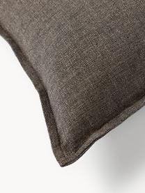 Outdoor-Kissen Oline, Hülle: 60 % Baumwolle, 40 % Poly, Taupe, B 45 x L 45 cm