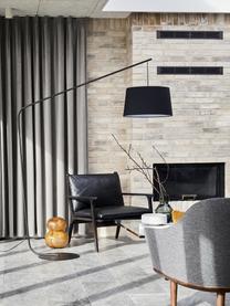 Grand lampadaire arc design Lobby, Noir, haut. 200 cm