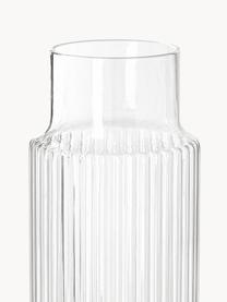 Jarro de agua soplado Aleo, 1 L, Vidrio sódico-cálcico, Transparente, 1 L