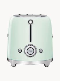 Kompakt Toaster 50's Style, Edelstahl, lackiert, Mintgrün, glänzend, B 31 x T 20 cm