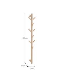 Nástěnný věšák z borovicového dřeva Eddison, Borovicové dřevo, certifikace FSC, Borovicové dřevo, Š 21 cm, V 100 cm