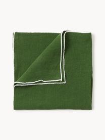 Serviettes en textile Cosmo, 4 pièces, 100 % coton

Le matériau est certifié STANDARD 100 OEKO-TEX®, 4854CIT, CITEVE, Vert foncé, larg. 45 x long. 45 cm