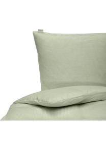 Krepová posteľná bielizeň Basic & Tough, Svetlozelená, 155 x 220 cm + 1 vankúš 80 x 80 cm