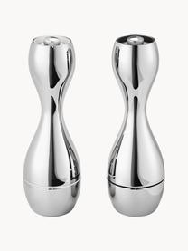 Set saliera e pepiera in acciaio inox Cobra 2 pz, Argentato molto lucido, Ø 7 x Alt. 20 cm