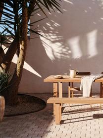 Table de jardin en bois de teck Canadell, 180 x 90 cm, 100 % bois de teck, Teck, larg. 180 x prof. 90 cm