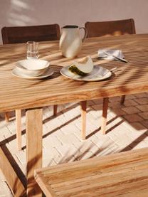 Table de jardin en bois de teck Canadell, 180 x 90 cm, 100 % bois de teck, Teck, larg. 180 x prof. 90 cm
