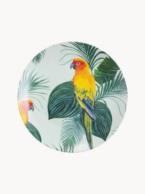 Service de table en porcelaine Parrot Jungle, 6 personnes (18 élém.), Porcelaine, Multicolore, Lot de différentes tailles