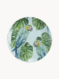 Service de table en porcelaine Parrot Jungle, 6 personnes (18 élém.), Porcelaine, Multicolore, Lot de différentes tailles