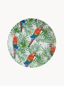 Serviesset Parrot Jungle van porselein, 6 personen (18-delig), Porselein, Meerkleurig, 6 personen (18-delig)