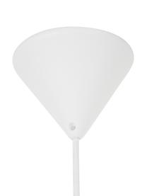 Závesná lampa z opálového skla Mildford, Biela, Ø 30 x V 24 cm