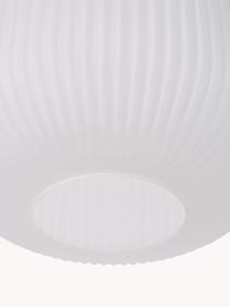 Lampa wisząca ze szkła opalowego Mildford, Biały, Ø 30 x W 24 cm