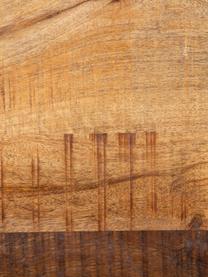 Súprava konferenčných stolíkov z mangového dreva Carol, 2 diely, Hnedá, čierna