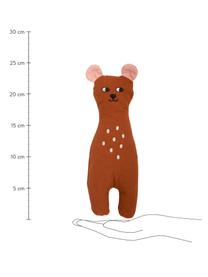 Knuffeldier Bear van katoen, Bekleding: 100 % katoen, Bruin, B 8 x H 25 cm