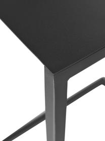 Metall-Beistelltisch Lupe, Metall, beschichtet, Schwarz, B 40 x H 60 cm