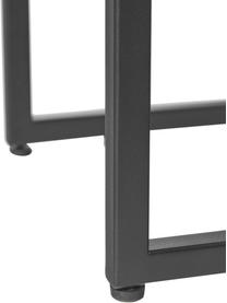 Metall-Beistelltisch Lupe, Metall, beschichtet, Schwarz, B 40 x H 60 cm