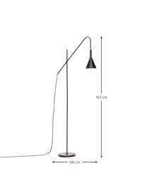 Lampa do czytania Rope, Czarny, W 167 cm
