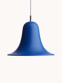 Kleine hanglamp Pantop, Lampenkap: gecoat metaal, Blauw, Ø 23 x H 17 cm