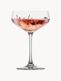 Kristall-Champagnerschalen Echo, 4 Stück, Tritan-Kristallglas, Transparent, Ø 10 x H 15 cm, 270 ml